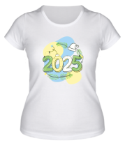 Женская футболка 2025  фото