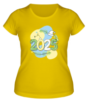 Женская футболка 2025  фото