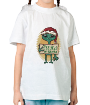 Детская футболка I believe in Santa фото