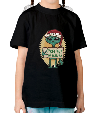 Детская футболка I believe in Santa