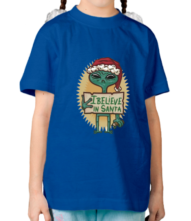 Детская футболка I believe in Santa