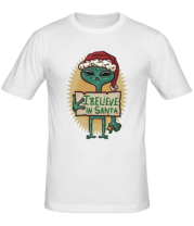 Мужская футболка I believe in Santa