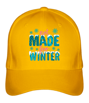 Бейсболка Not Made For Winter