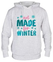 Толстовка худи Not Made For Winter фото
