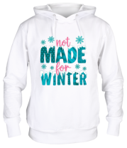 Толстовка худи Not Made For Winter фото