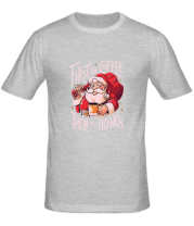 Мужская футболка first the coffee then the hohoho фото