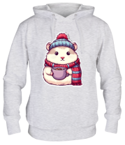 Толстовка худи merry christmas snowman фото