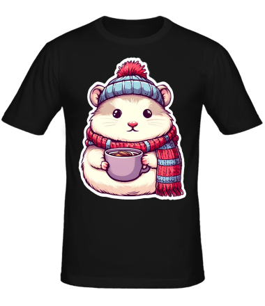 Мужская футболка merry christmas snowman