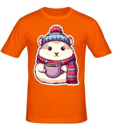 Мужская футболка merry christmas snowman