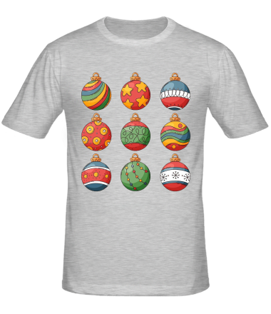 Мужская футболка christmas ball