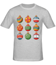 Мужская футболка christmas ball фото