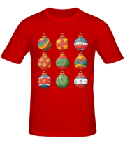 Мужская футболка christmas ball