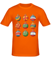 Мужская футболка christmas ball фото
