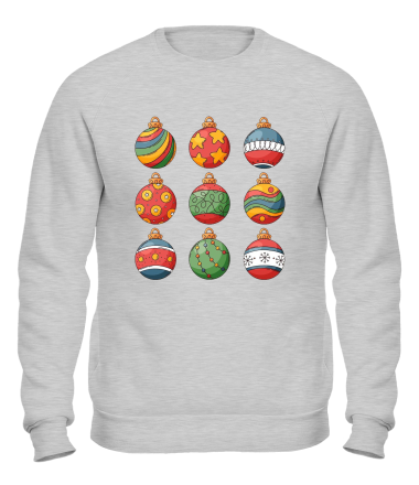 Толстовка без капюшона christmas ball