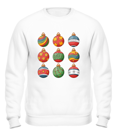 Толстовка без капюшона christmas ball