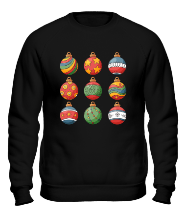 Толстовка без капюшона christmas ball