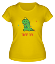 Женская футболка новогодний ти рекс фото