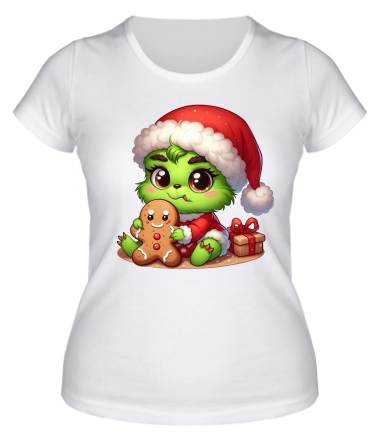 Женская футболка baby grinch