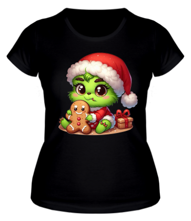 Женская футболка baby grinch