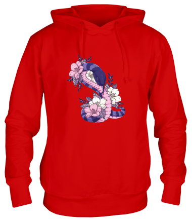 Толстовка худи змейка