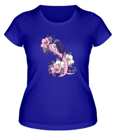 Женская футболка змейка