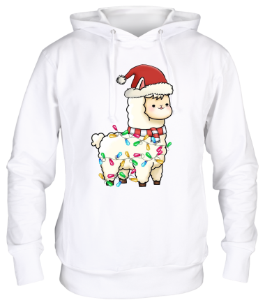 Толстовка худи лама