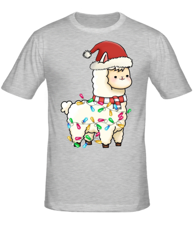 Мужская футболка лама