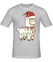 Мужская футболка лама фото