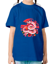 Детская футболка год змеи  фото