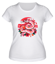 Женская футболка год змеи  фото