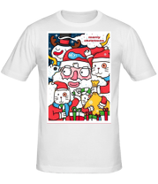 Мужская футболка merry christmas фото