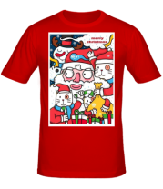 Мужская футболка merry christmas фото