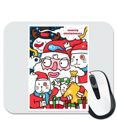 Коврик для мыши merry christmas