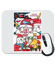 Коврик для мыши merry christmas фото