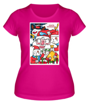 Женская футболка merry christmas фото