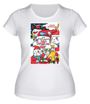 Женская футболка merry christmas фото