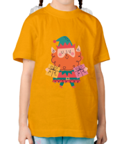 Детская футболка помощник санты фото