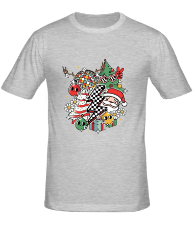 Мужская футболка новый год 2025