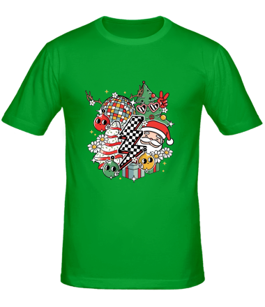 Мужская футболка новый год 2025