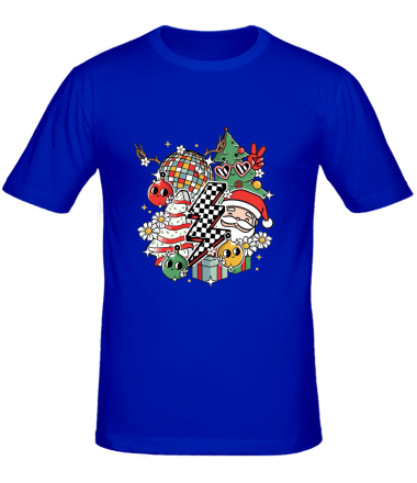 Мужская футболка новый год 2025