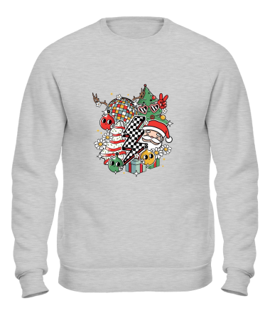 Толстовка без капюшона новый год 2025