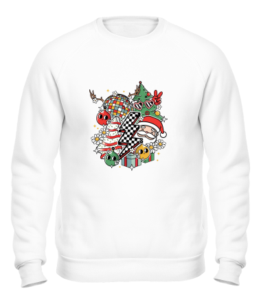 Толстовка без капюшона новый год 2025