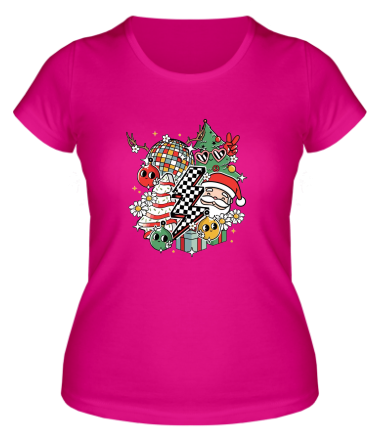 Женская футболка новый год 2025