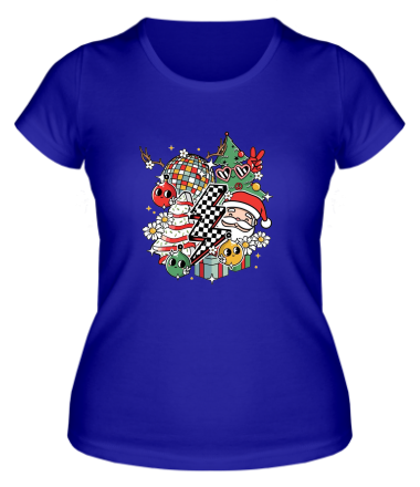 Женская футболка новый год 2025