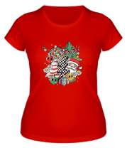 Женская футболка новый год 2025 фото