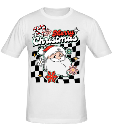 Мужская футболка merry christmas