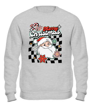 Толстовка без капюшона merry christmas