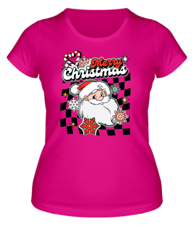 Женская футболка merry christmas