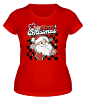 Женская футболка merry christmas фото