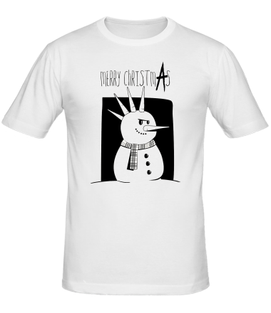 Мужская футболка merry christmas анархия